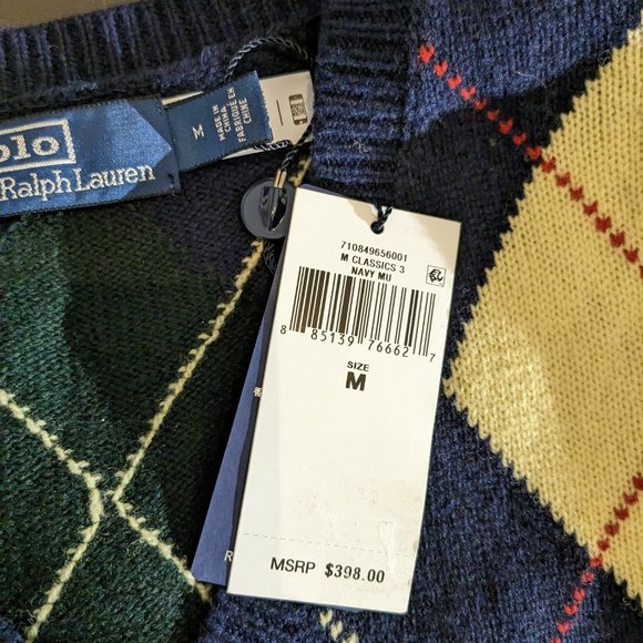 Ralph Lauren Argyle Sweater - Picture 5 of 5